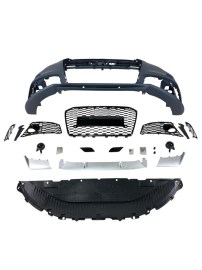 Предна броня за Audi A6 (2011-2014) - RS6 Design с отвори за парктроник 