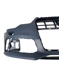 Предна броня за Audi A6 (2011-2014) - RS6 Design с отвори за парктроник 