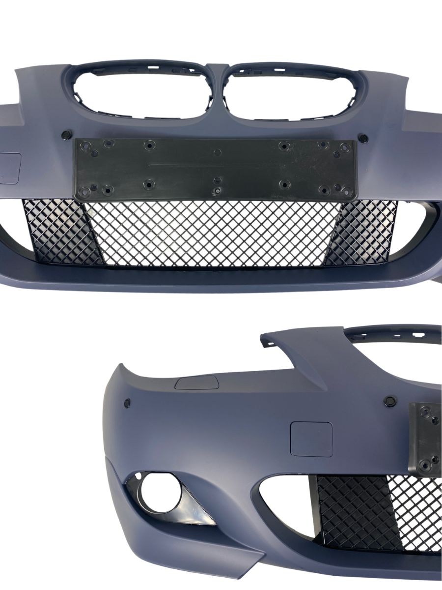 Предна броня за BMW E60/E61 - M-Tech дизайн за коли без парктроник (2003-2010) и с парктроник 18mm (2007-2011)