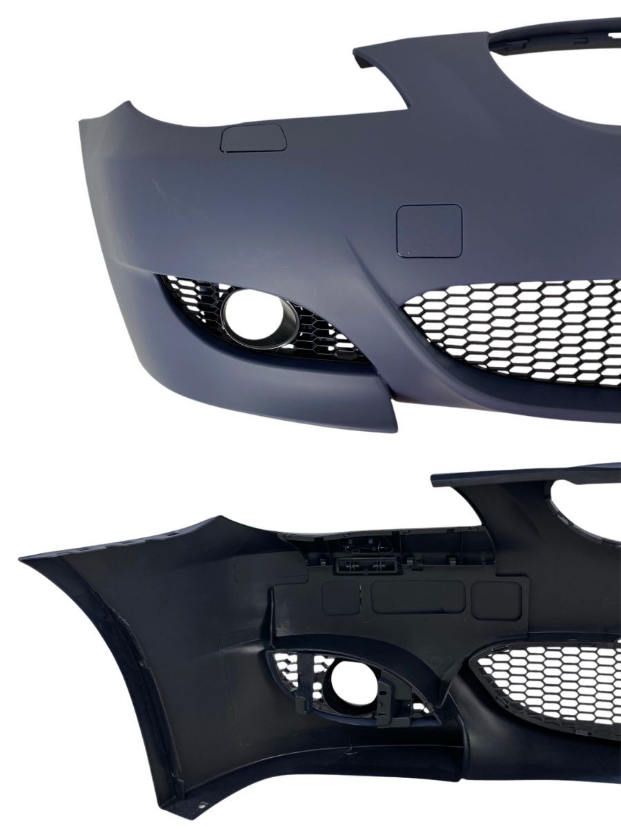 Предна броня за BMW E60/E61 sedan/combi - M5 дизайн с отвори за халогени, грундирана 