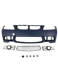 Предна броня за BMW E90 (2005-2008) - М3 дизайн с отвори за халогени, без парктроник 