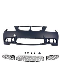 Предна броня за BMW E90 / E91 (2005-2008) - M3 дизайн без отвори за халогени, без отвори за пръскалки