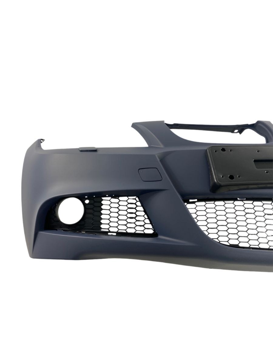 Предна броня за BMW E90 / E91 (2008+) - M-Tech дизайн с отвори за пръскалки, без парктроник грундирана 