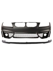 Предна броня за BMW E92 (2005-2009) - M4 дизайн с добавка и отвори за халогени 