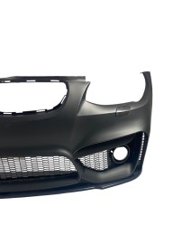Предна броня за BMW E92 (2005-2009) - M4 дизайн с добавка и отвори за халогени 