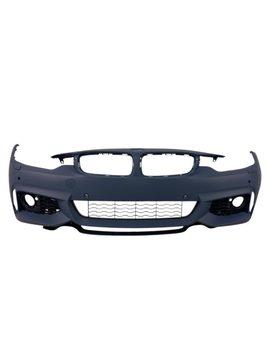 Предна броня за BMW F32 / F36 (2013-2020) - M-Tech дизайн с отвори за халогени и парктроник 