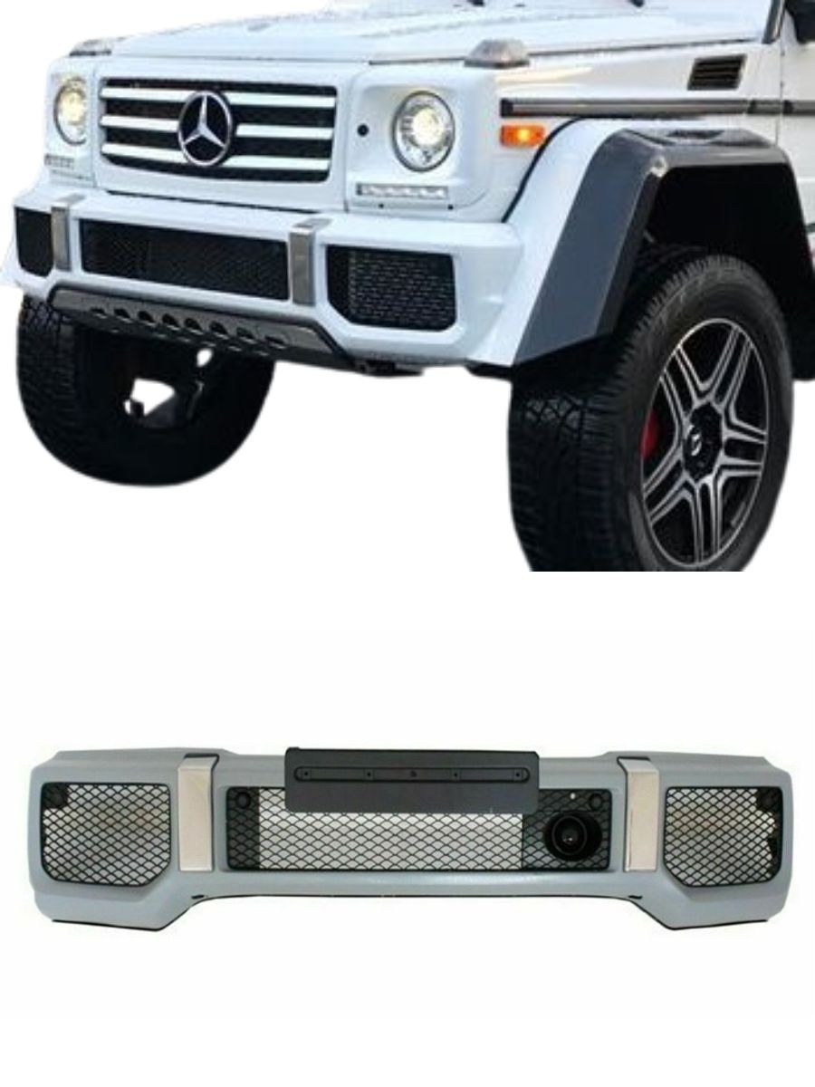 Предна броня за Mercedes G-Class W463 (1989-2010) – AMG G65 Look с дистроник