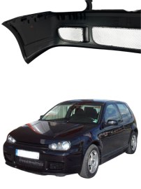 Предна броня за VW Golf 4 – R32 дизайн с метални решетки JOM