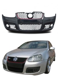 Предна броня за VW Golf 5 - GTI дизайн за фабрични халогени