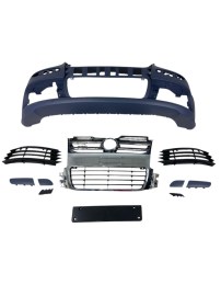 Предна броня за VW Golf 5 – R32 дизайн с решетки (без халогени, хром)