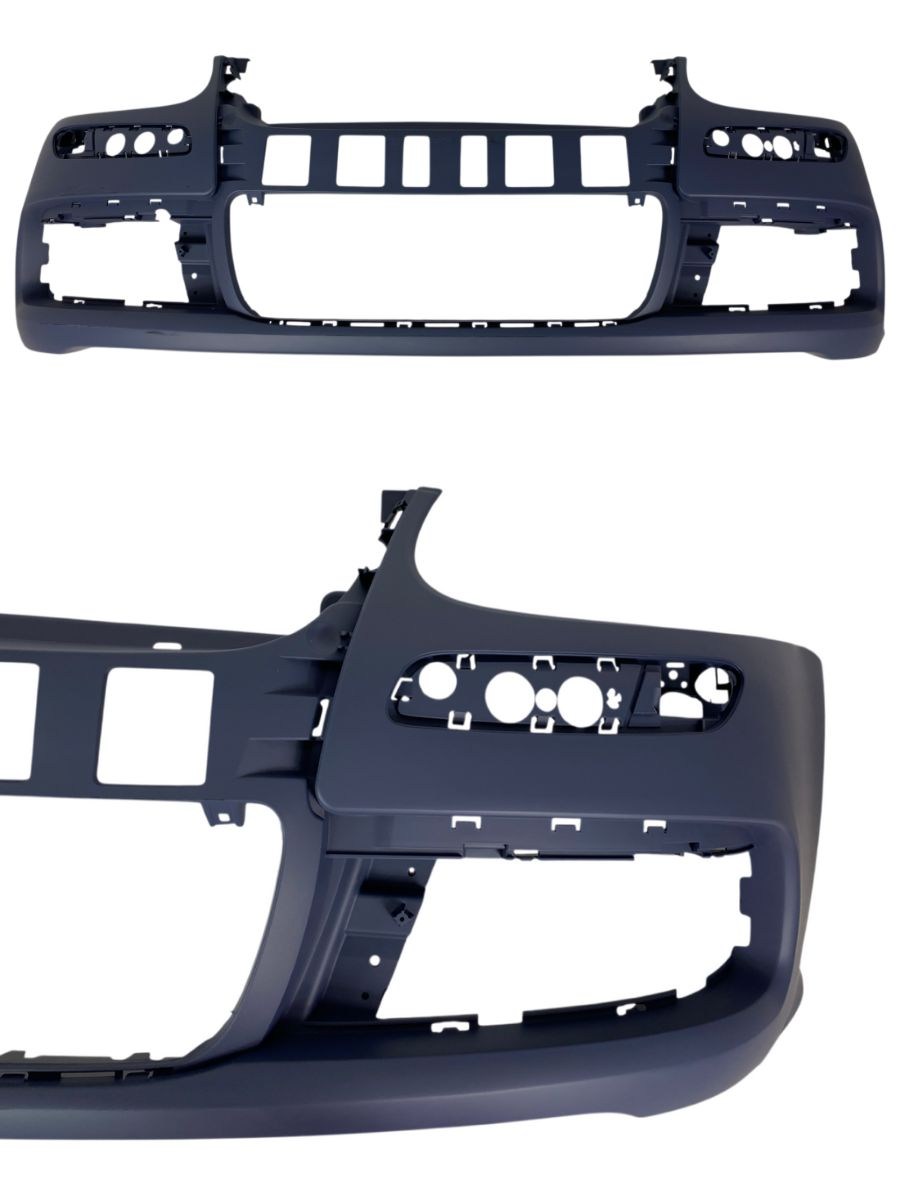 Предна броня за VW Golf 5 – R32 дизайн с решетки (без халогени, хром)