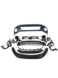 Предна броня за VW Golf 6 – GTI дизайн с решетка и халогени