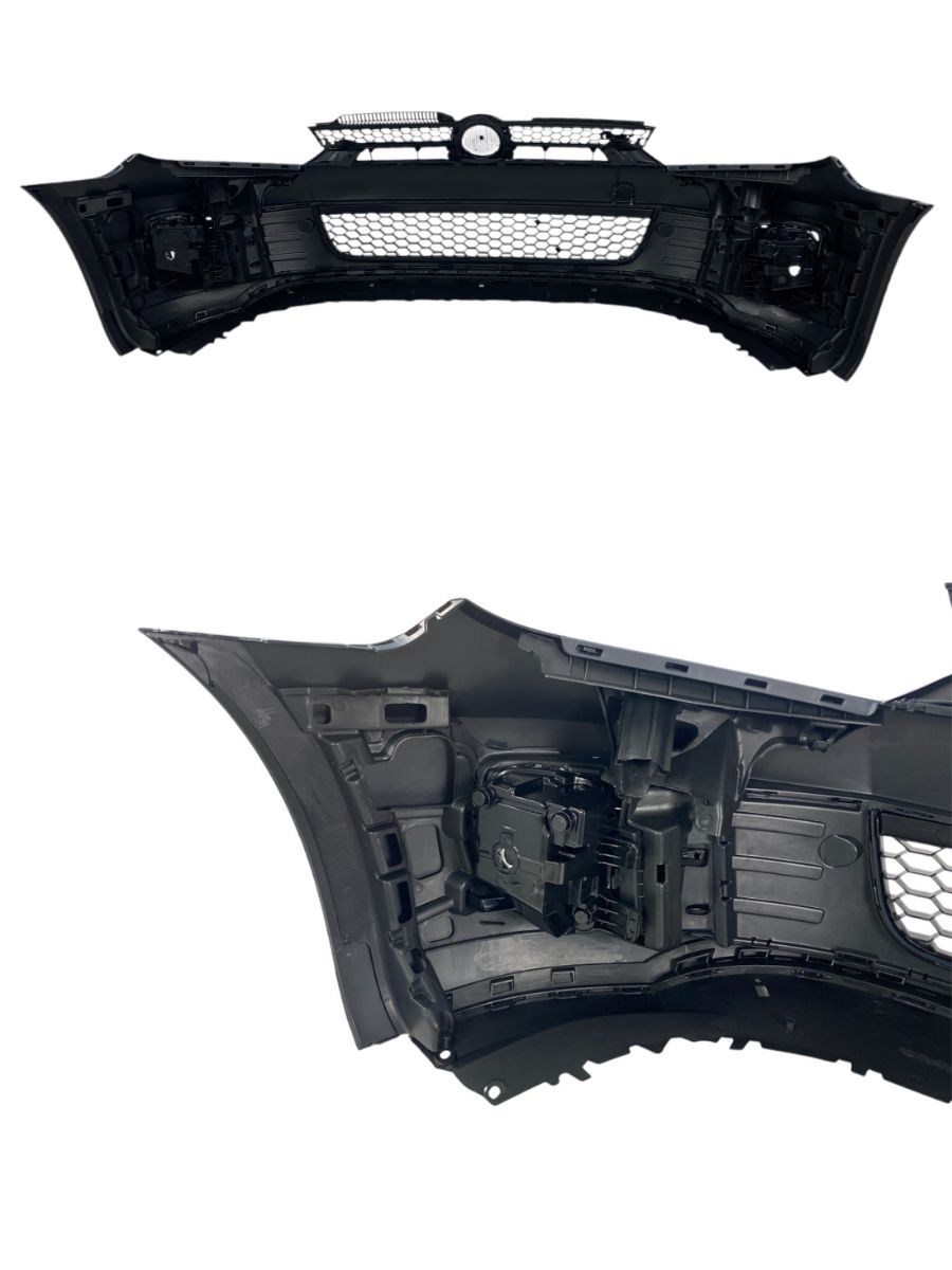 Предна броня за VW Golf 6 – GTI дизайн с решетка и халогени