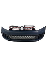 Предна броня за VW Golf 6 – GTI дизайн с решетка и халогени