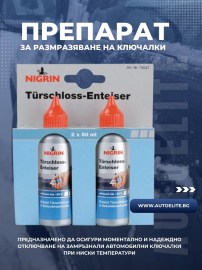 Препарат за размразяване на ключалки NIGRIN 2×50мл