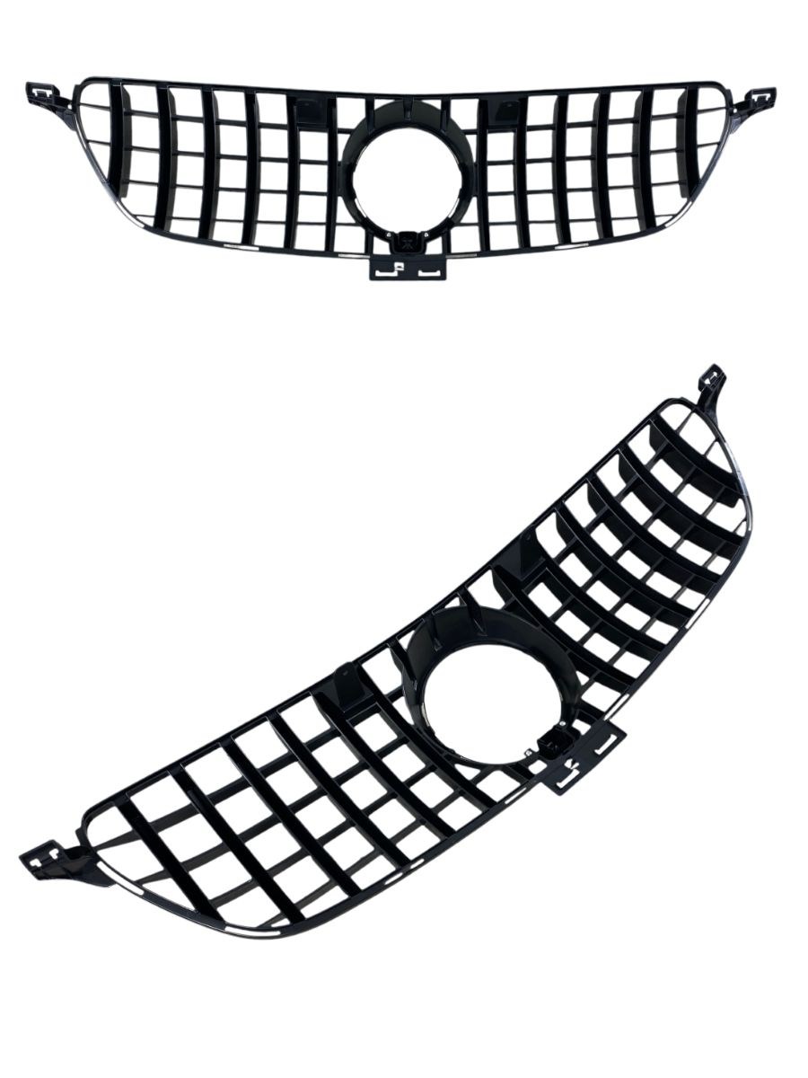 Решетка за Mercedes GLE W166 SUV / C292 Coupe (2015-2019) chrome/black - GT Design