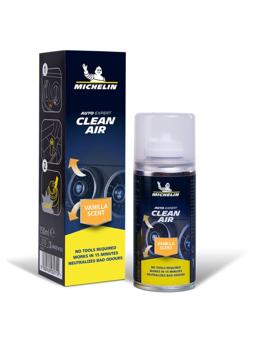 Спрей за почистване на климатици Michelin Air  Vanilla Scent 150 мл
