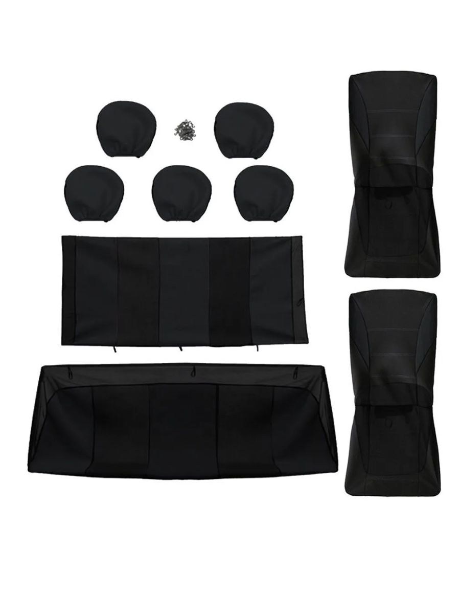 Универсални Калъфи за Седалки EasyFit (Сиво-Черни)