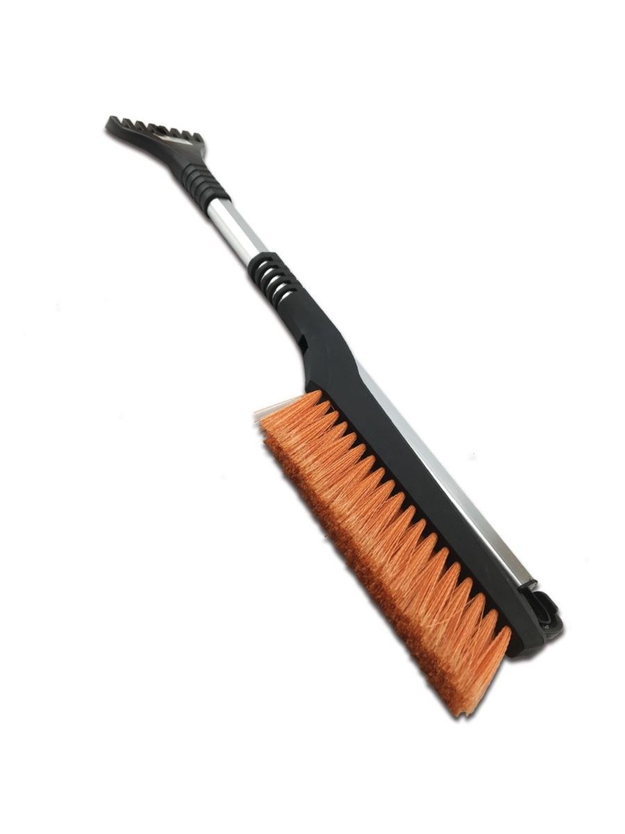 Телескопична стъргалка за лед с четка Care Оранжева 63–89см