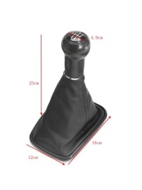 Топка за скоростен лост с кожен маншон за VW Golf 3 / Vento / Jetta (5 скорости)