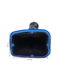 Топка за скоростен лост с маншон и синя рамка за VW Golf 4/Bora 5ск