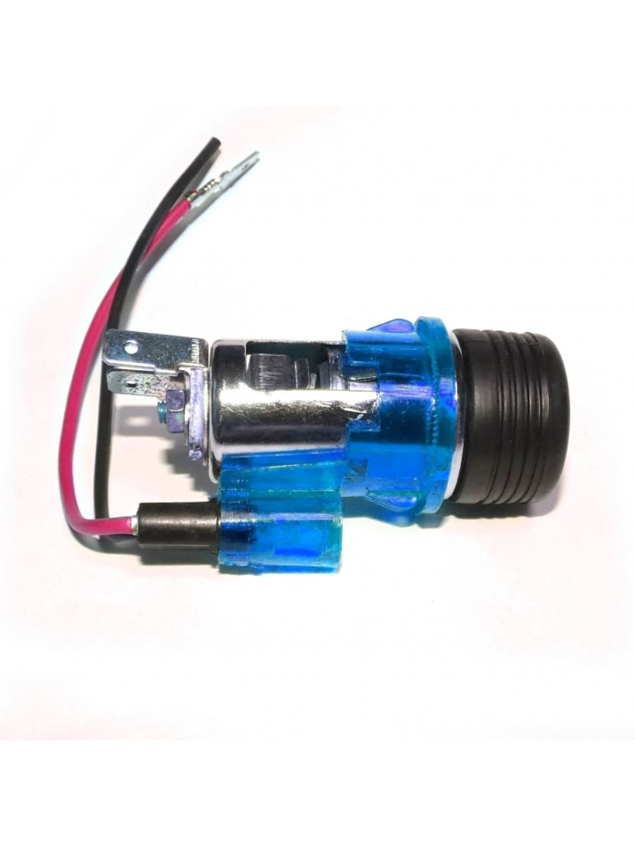 Универсална запалка 12V с синя подсветка 28–29 мм