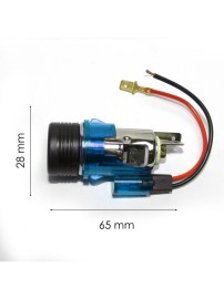 Универсална запалка 12V с синя подсветка 28–29 мм