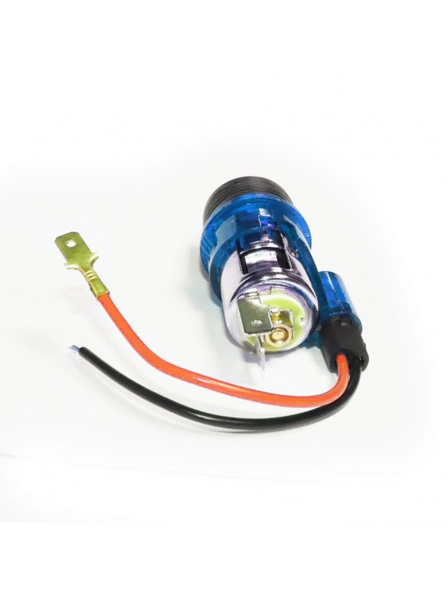 Универсална запалка 12V с синя подсветка 28–29 мм