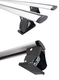 Универсални алуминиеви напречни 135см греди за таван на кола без рейки с ключ