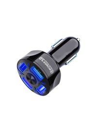 Универсално USB зарядно с 4 порта 12V-24V Quick Charge 3