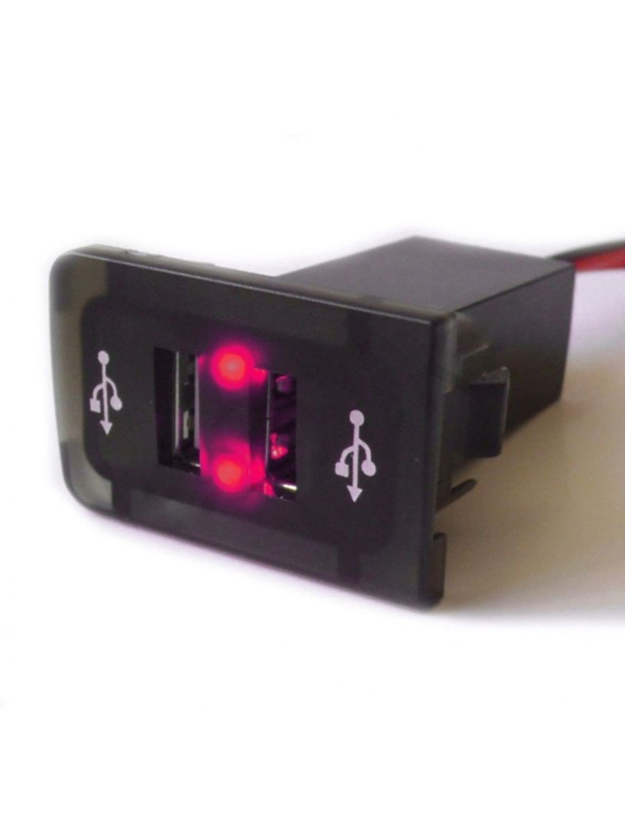 USB зарядно с два USB изхода за автомобил VW Golf 4/Bora 4