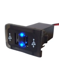 USB зарядно с два USB изхода за VW Golf 4/Bora 4