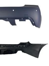 Задна броня за BMW E60 sedan (2003-2007) - M-Tech дизайн с отвори за парктроник 24mm грундирана 