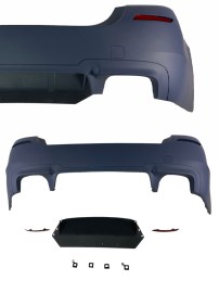 Задна броня за BMW F10 (2010-2017) - M5 дизайн с отвори за парктроник 