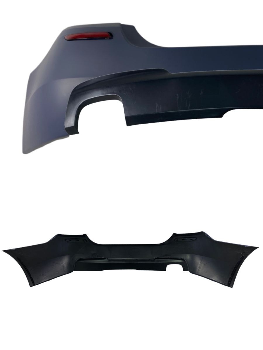 Задна броня за BMW F10 - M-Tech дизайн с и без отвори за парктроник грундирана 