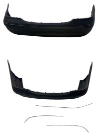 Задна тунинг броня Mercedes W203 седан (2000–2007) – AMG Design