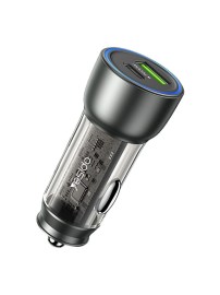 Зарядно устройство за кола YESIDO PowerBoost 30W USB-C + USB-A